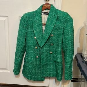 Zara tweed blazer